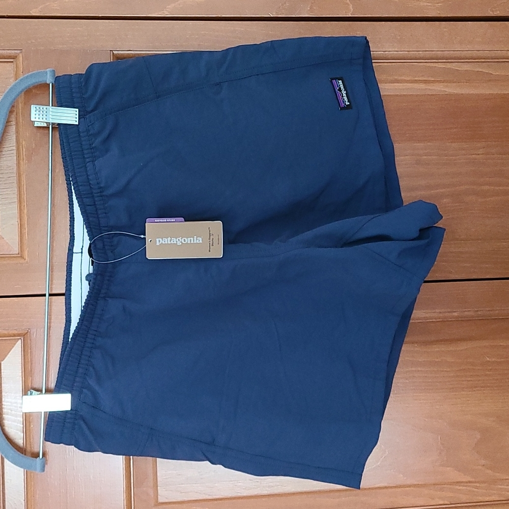 Patagonia womens baggies shorts 5" relaxed fit stone blue M
